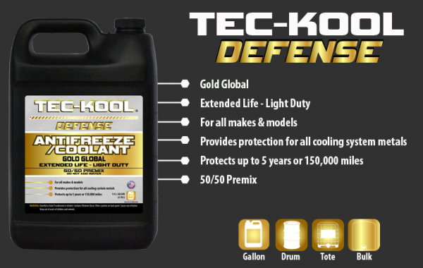 Tec-Kool Defense Gold 50/50 Premix